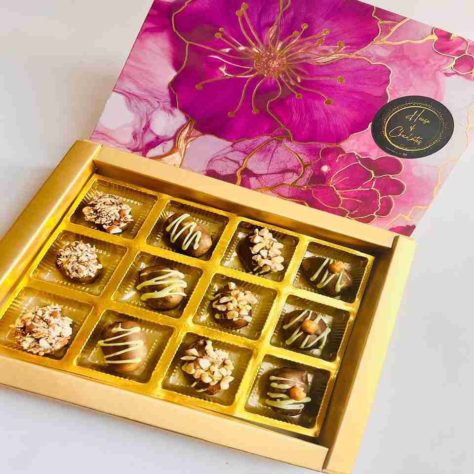 Stuffed Chocolate Dates [Box of 12]